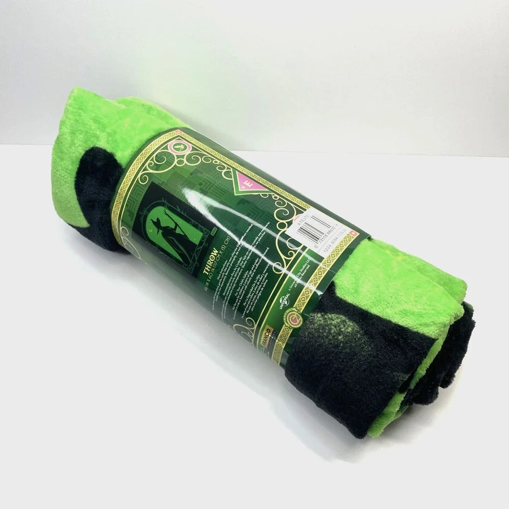 WICKED Super Plush Throw Blanket  Born Wicked  Snuggle Up With Elphaba